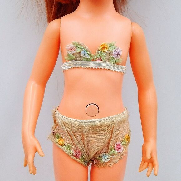 Ideal Crissy Family Doll Clothing Lot Pantsuit Cape Unbranded Homemade - Picture 5 of 12